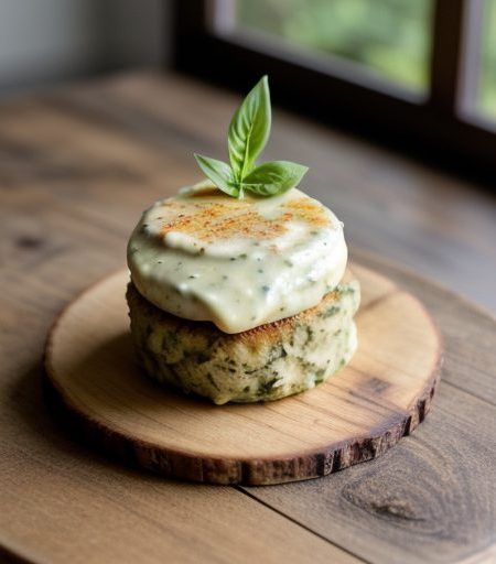 Crab Cakes With Basil Mayonnaise recipe image