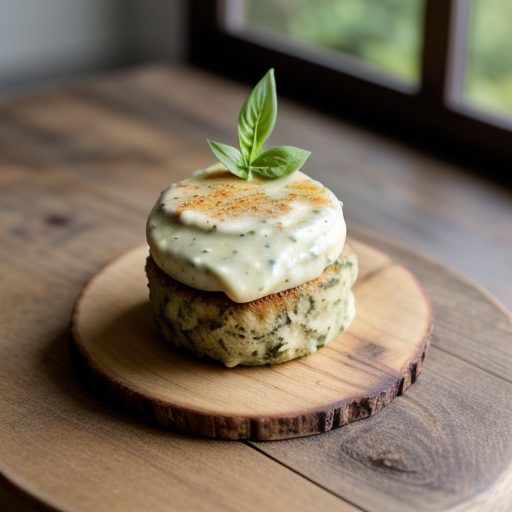 Crab Cakes With Basil Mayonnaise recipe image