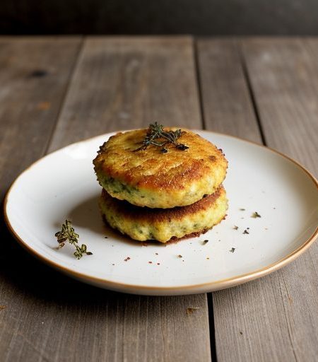 Crab Cakes With Sweet Peppers & Capers recipe image
