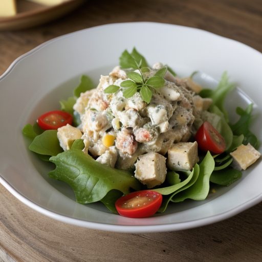 Crab & Cheese Salad recipe image