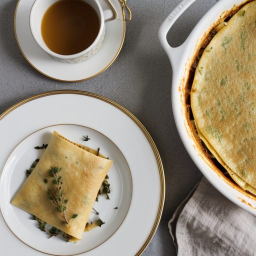 Crab Crepes en Casserole recipe image