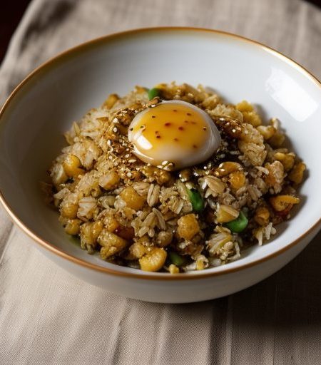 Crab Fried Rice With Nam Prik Sauce recipe image