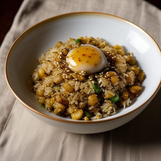 Crab Fried Rice With Nam Prik Sauce recipe image