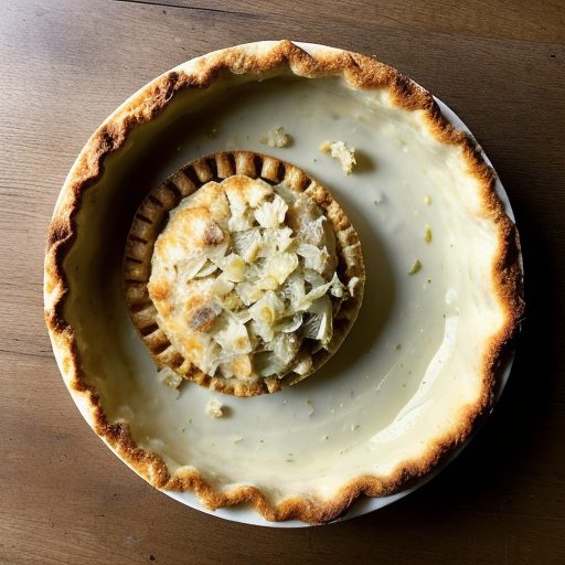 Crab & Green Onion Pie recipe image