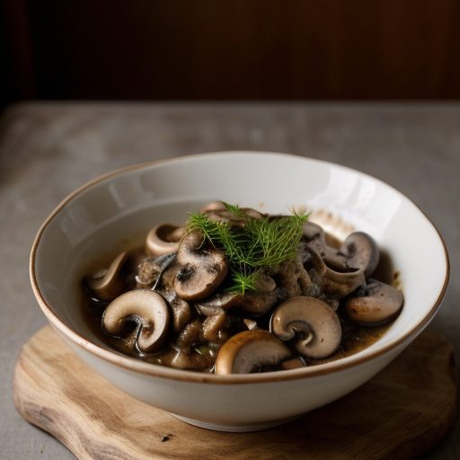 Crab Meat & Mushrooms in Wine Sauce recipe image