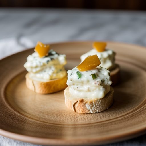 Crab Melt Canapes recipe image