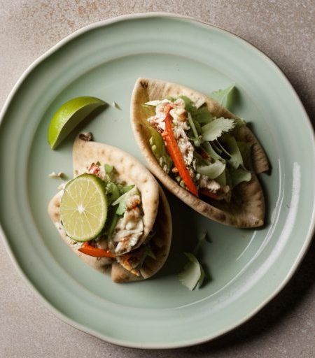 Crab Pitas recipe image