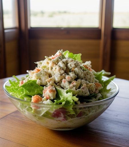 Crab Salad W/2 Dressings recipe image