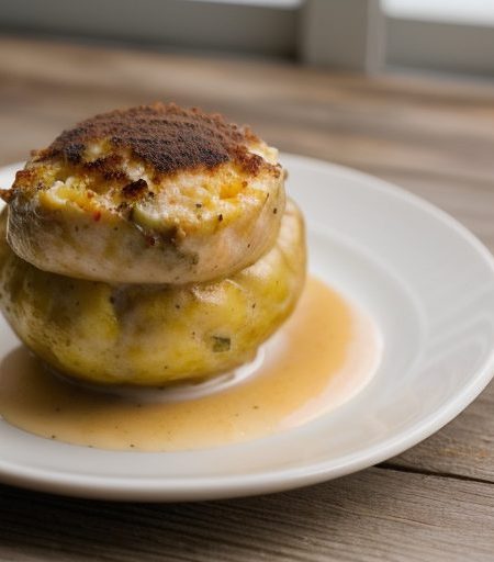 Crab Stuffed Idaho Potatoes recipe image