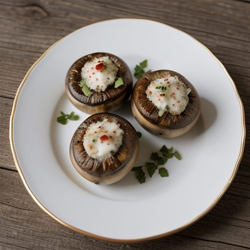 Crab Stuffed Mushrooms recipe image