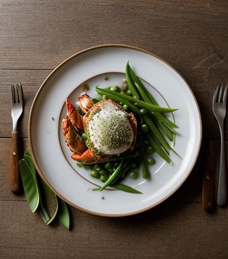 Crab With Snow Peas recipe image