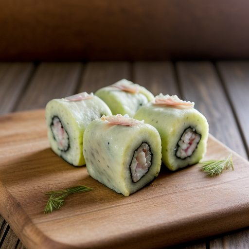 Crab and Cucumber Rolls recipe image