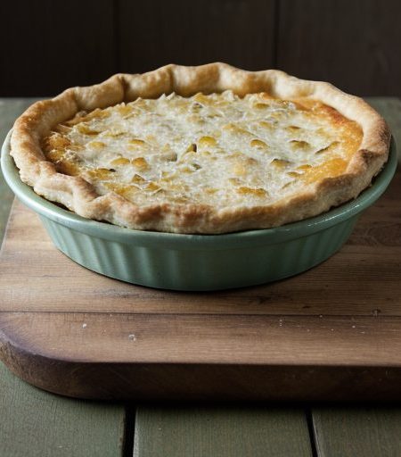 Crab and Green Onion Pie recipe image