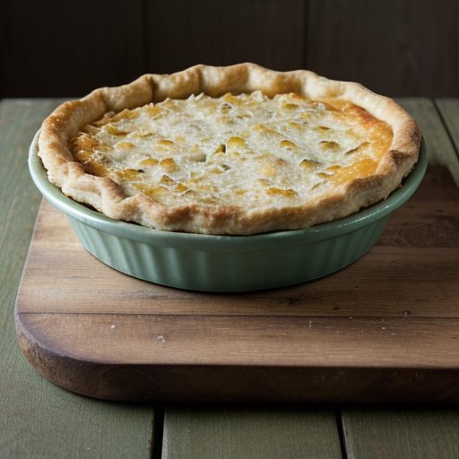 Crab and Green Onion Pie recipe image