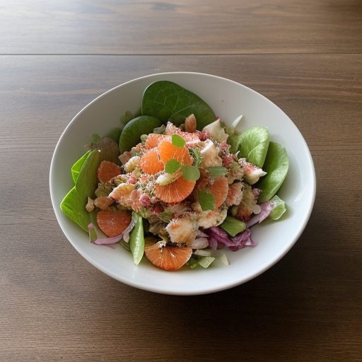 Crab-and-Pink Grapefruit Salad recipe image