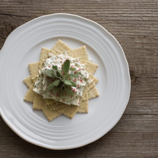 Crab on Crackers recipe image
