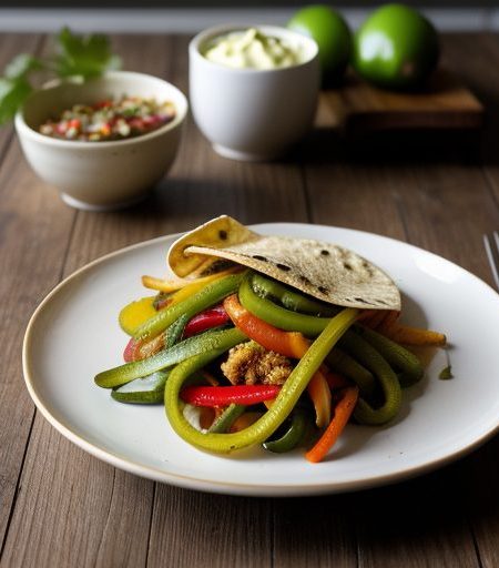 Crabmeat Fajitas recipe image