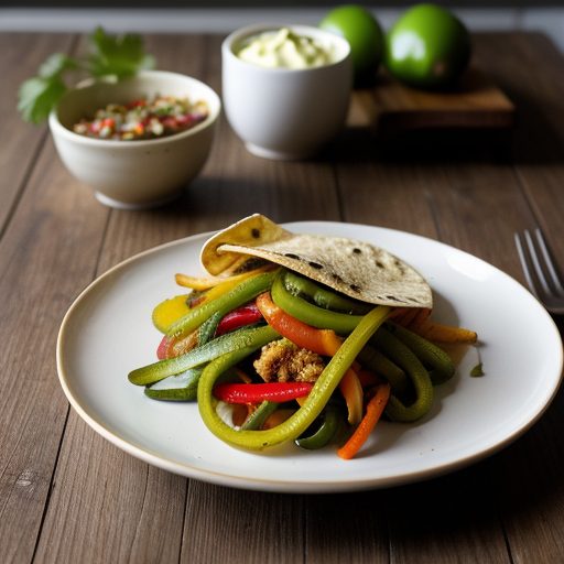Crabmeat Fajitas recipe image
