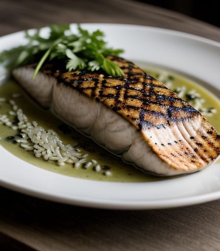 Cracked Pepper Grilled Swordfish (4 PTS recipe image