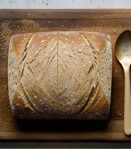 Cracked Wheat-Sunflower Bread recipe image