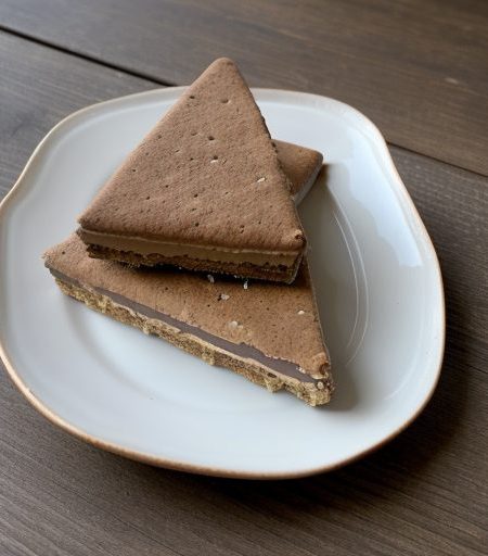 Cracker" Toffee Triangles recipe image