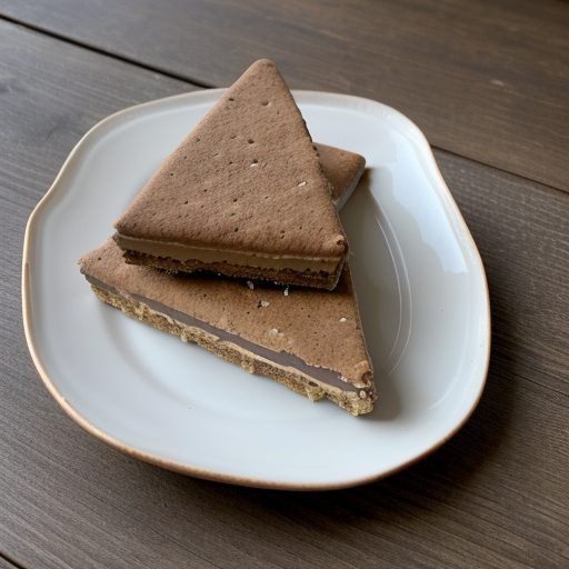 Cracker" Toffee Triangles recipe image