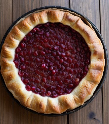 Cranberry Apple Tarte Tatin recipe image