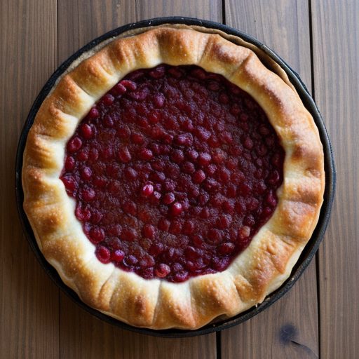 Cranberry Apple Tarte Tatin recipe image