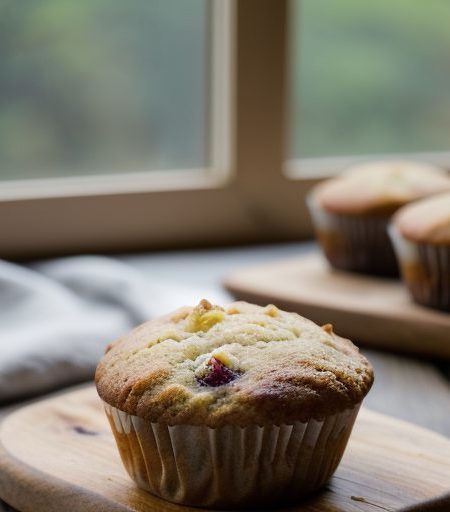 Cranberry Banana Muffins recipe image