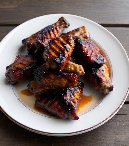 Cranberry-Barbecued Chicken Wings recipe image