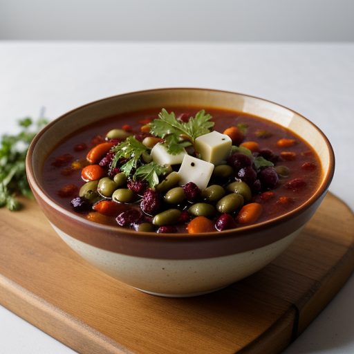 Cranberry-Bean Stew W/Parsley Salad recipe image