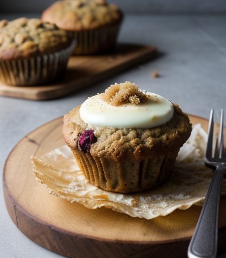 Cranberry Bran Banana Muffins recipe image