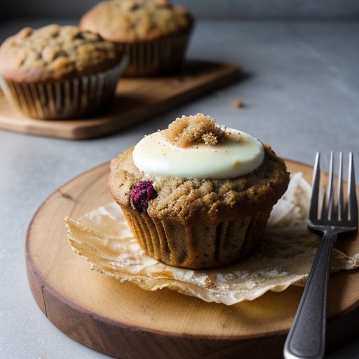 Cranberry Bran Banana Muffins recipe image