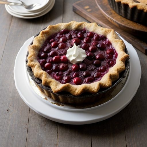 Cranberry Cheesecake Pie recipe image