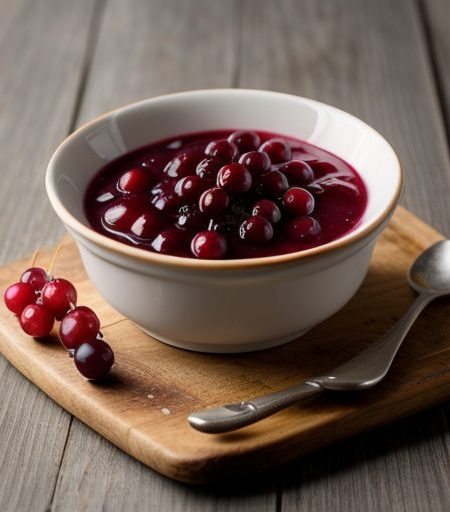 Cranberry-Currant Sauce recipe image