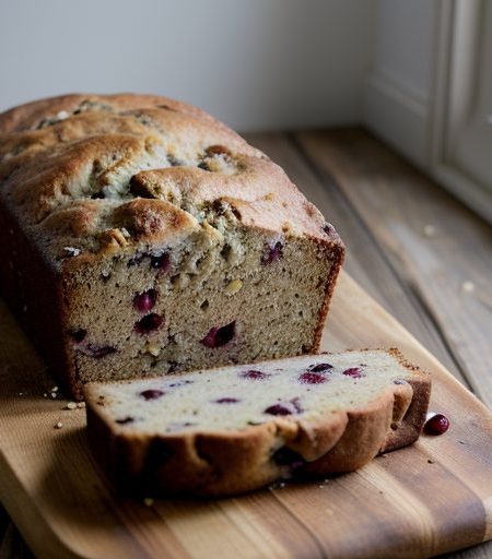 Cranberry Fruit and Nut Bread recipe image