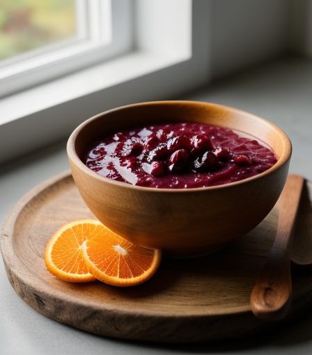 Cranberry-Ginger Sauce - Bon Appetit recipe image