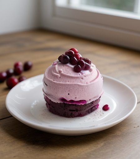 Cranberry Ice Cream recipe image