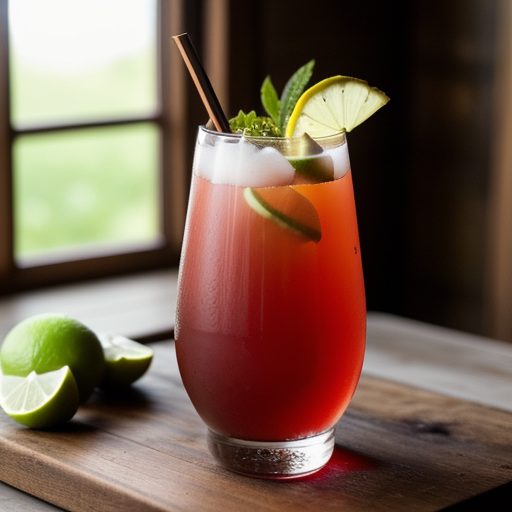 Cranberry Lime Nonalcoholic Punch recipe image