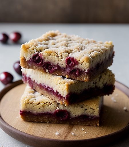 Cranberry-Macadamia Bars recipe image