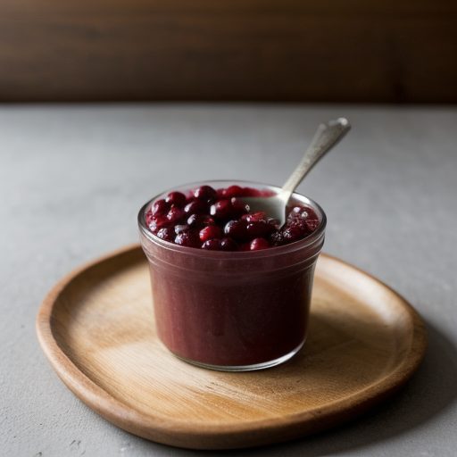 Cranberry-Maple Sauce recipe image
