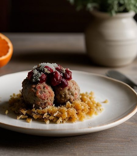 Cranberry Meatballs recipe image