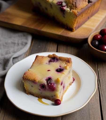 Cranberry-Orange Bread Pudding recipe image