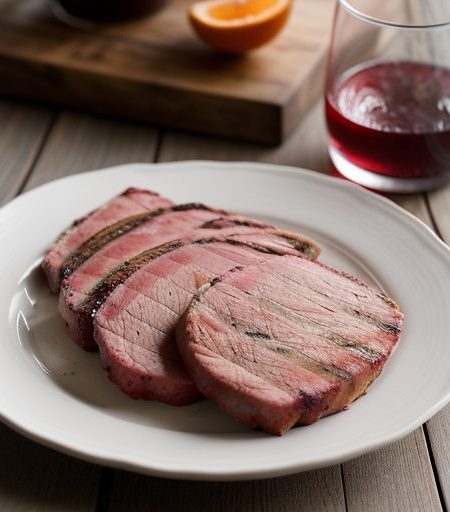 Cranberry Orange Ham Steaks recipe image
