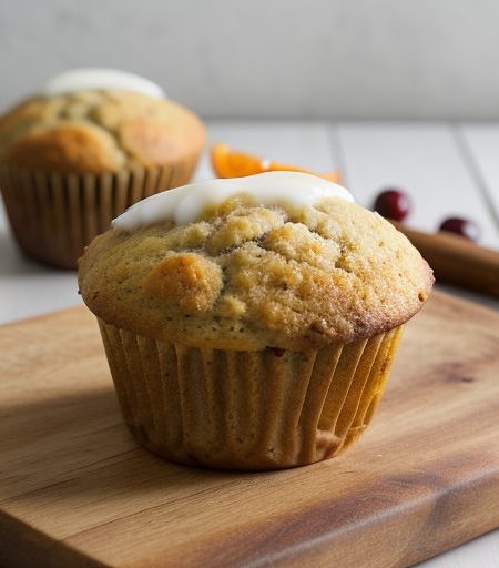 Cranberry Orange Muffins (Durbeck recipe image