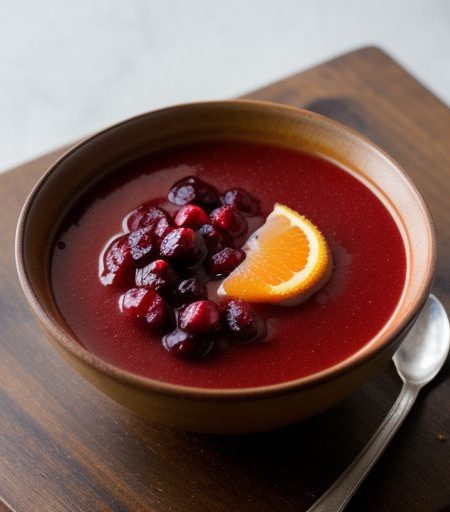 Cranberry Orange Sauce With Ginger recipe image