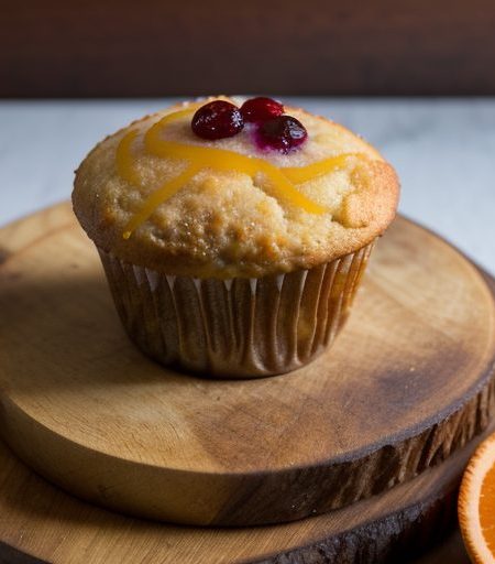 Cranberry-Orange Swirl Muffins (5.5 PTS recipe image