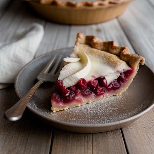 Cranberry Pear Pie recipe image