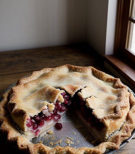 Cranberry Pear Pie recipe image