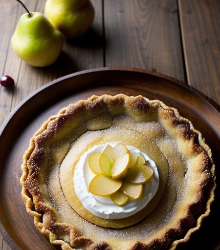 Cranberry Pear Pie recipe image